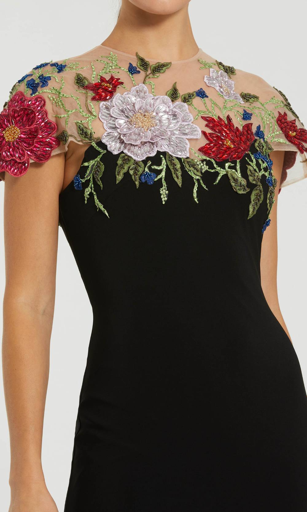 Mac Duggal 11817 Black Multi