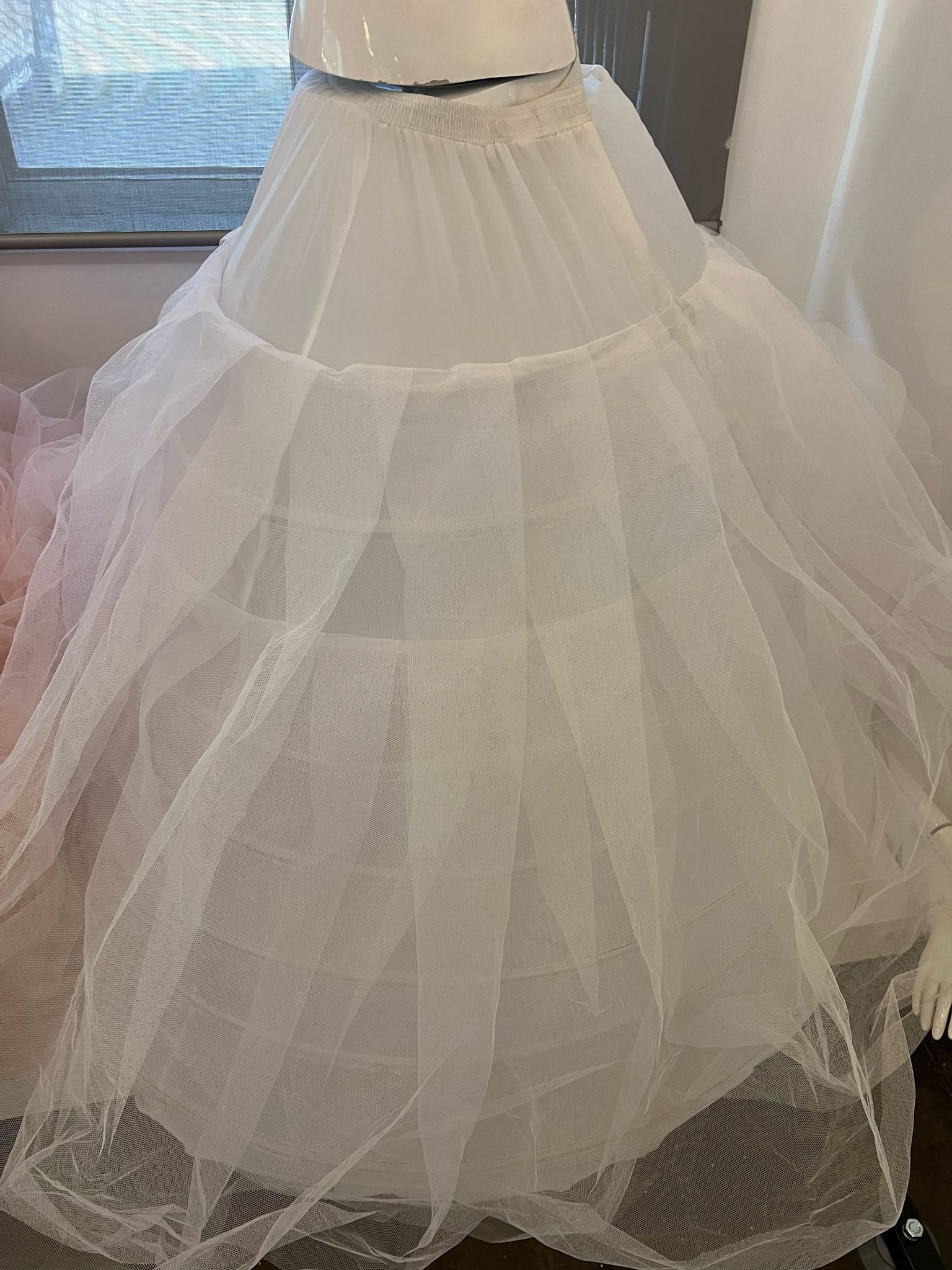 8 Hoops Petticoat with Tulle - MF