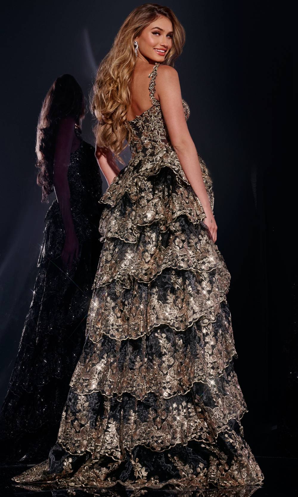 Jovani 37630 Black/Gold