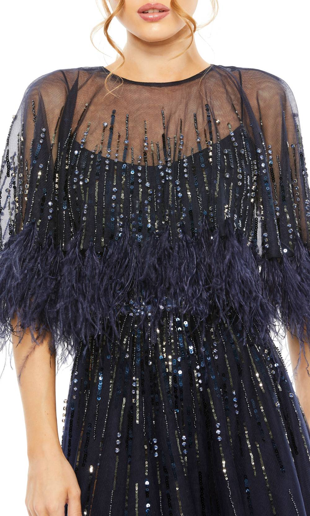 Mac Duggal 42098 Navy