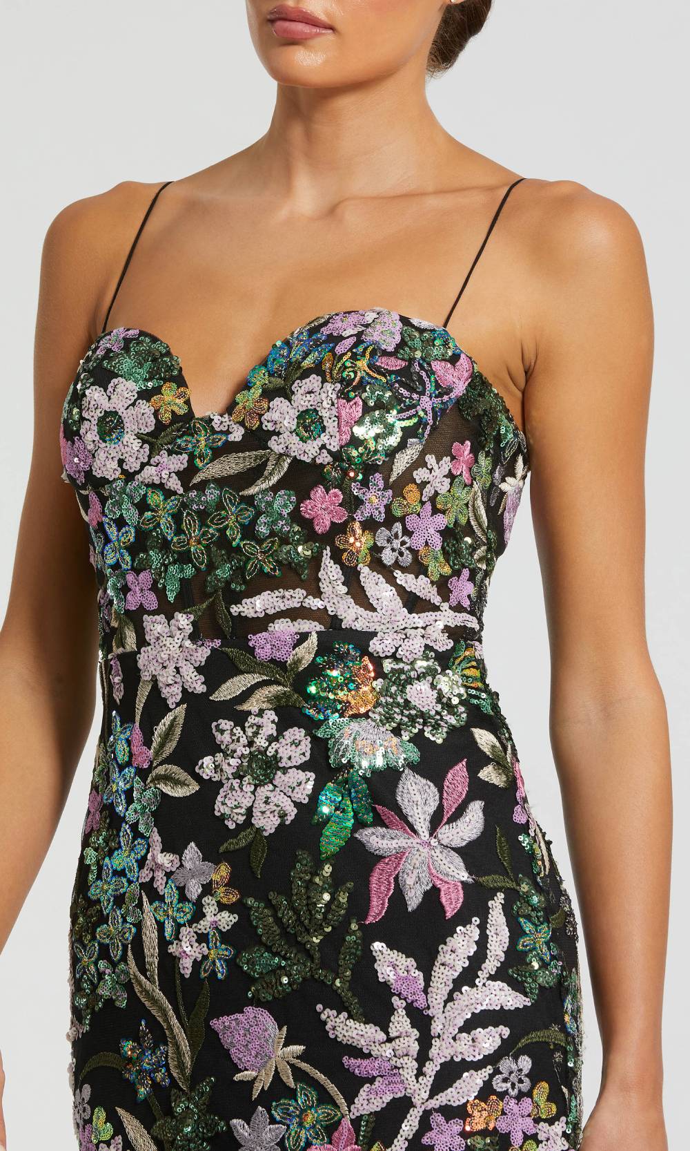 Mac Duggal 49827 Black Multi