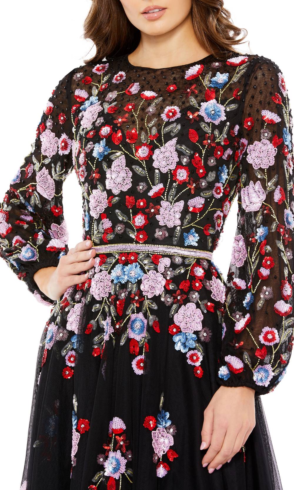 Mac Duggal 5712 Black Multi