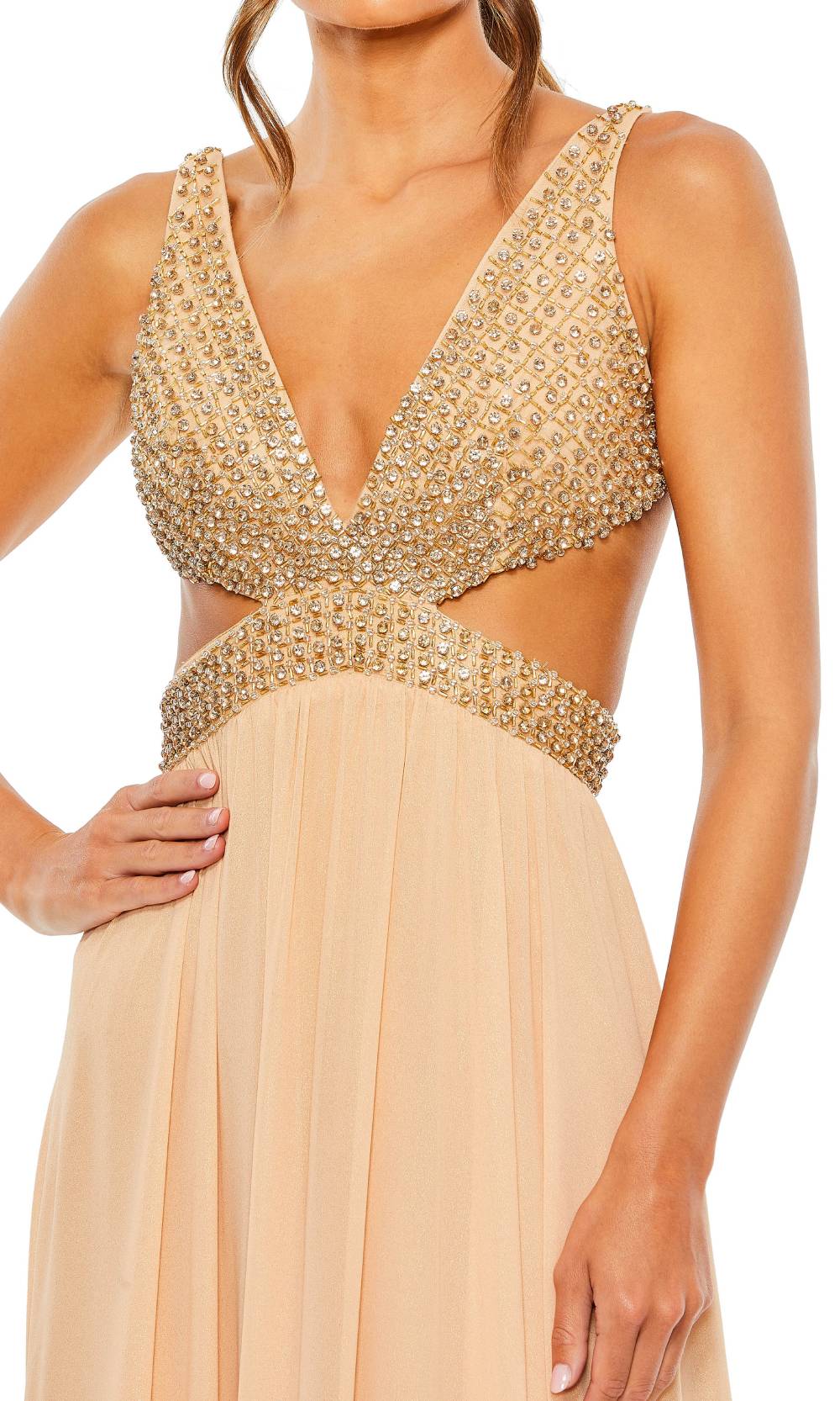 Mac Duggal 68465 Gold