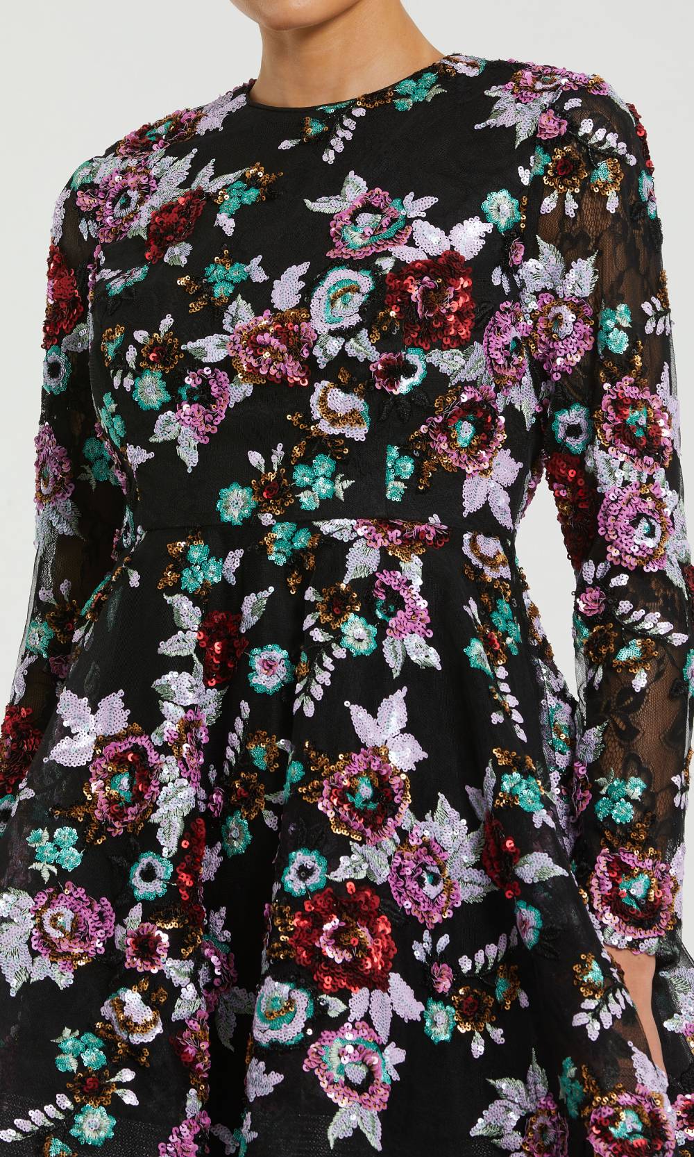 Mac Duggal 68783 Black Multi