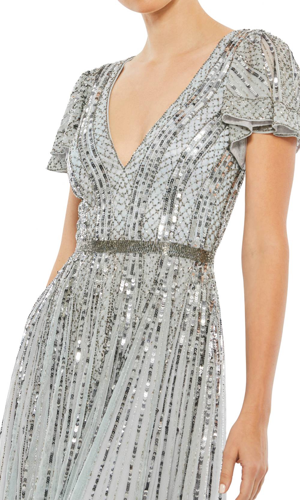 Mac Duggal 70108 Slate Blue