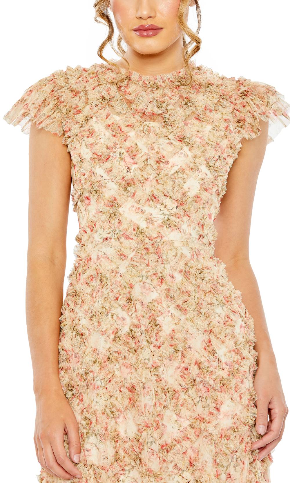 Mac Duggal 8060 Beige Nude