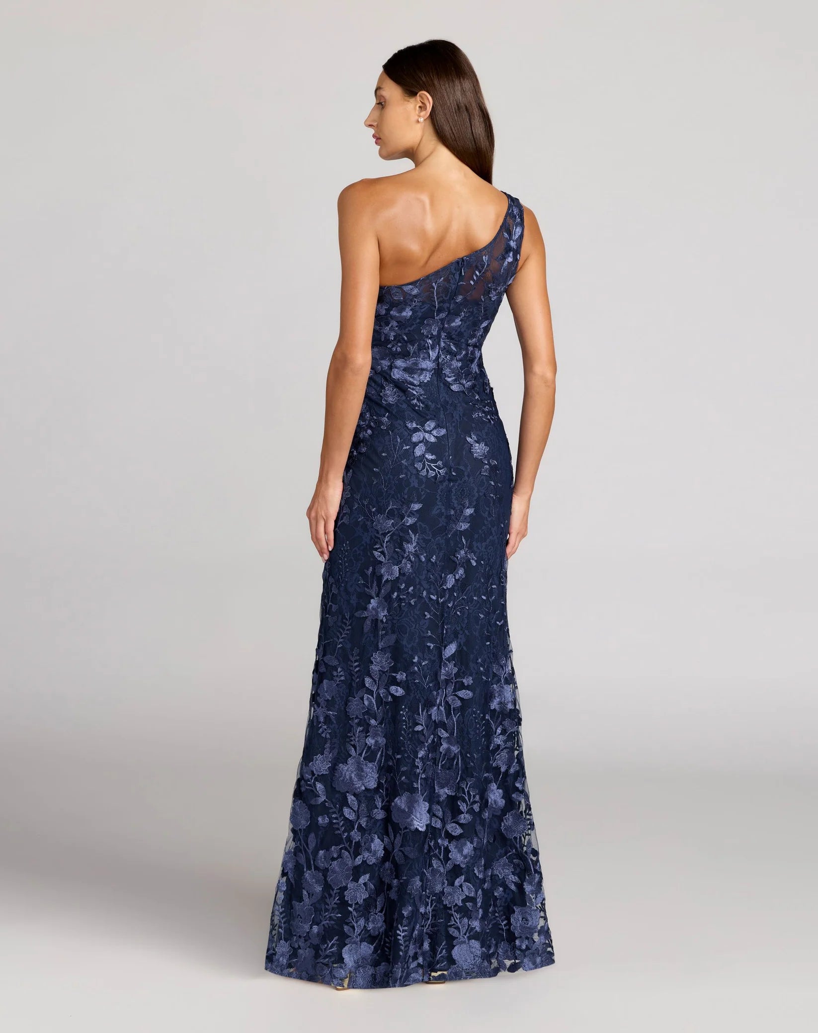Mac Duggal 68606 - Shoulder Floral Embroidered Gown