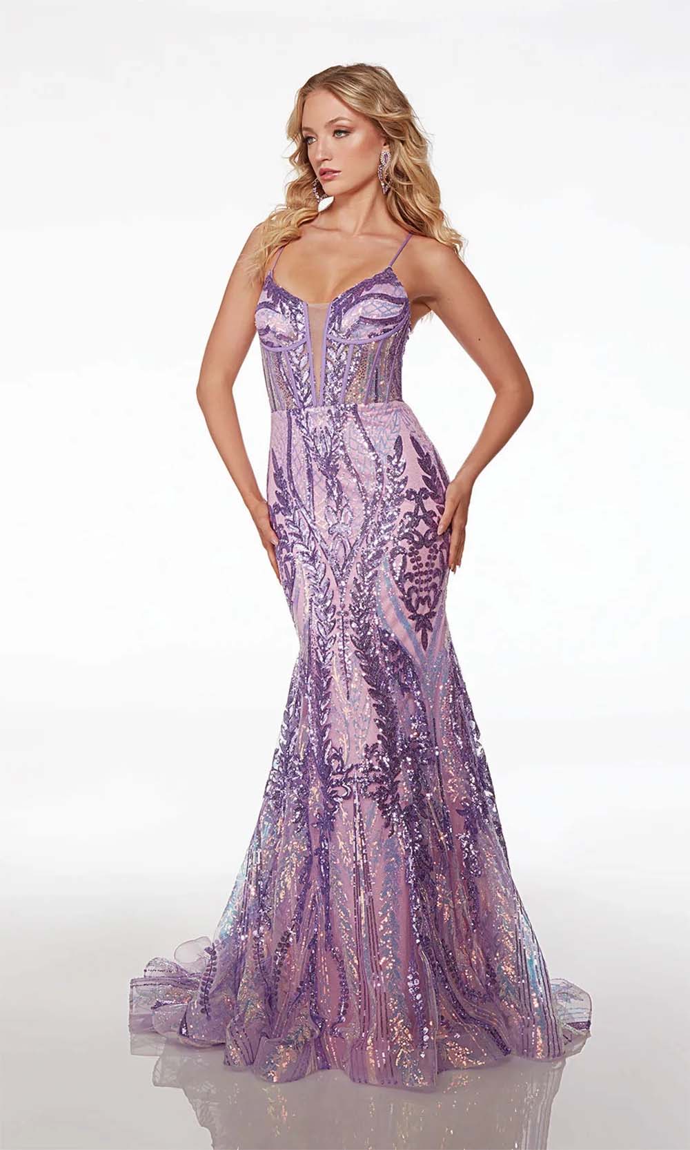 Alyce Paris 61656 Lilac/Pink