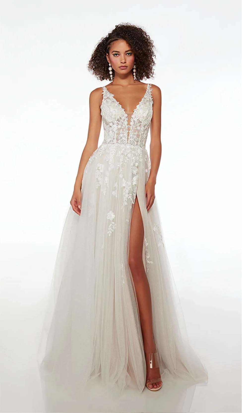 Alyce Paris 61722 Diamond White/Light Latte