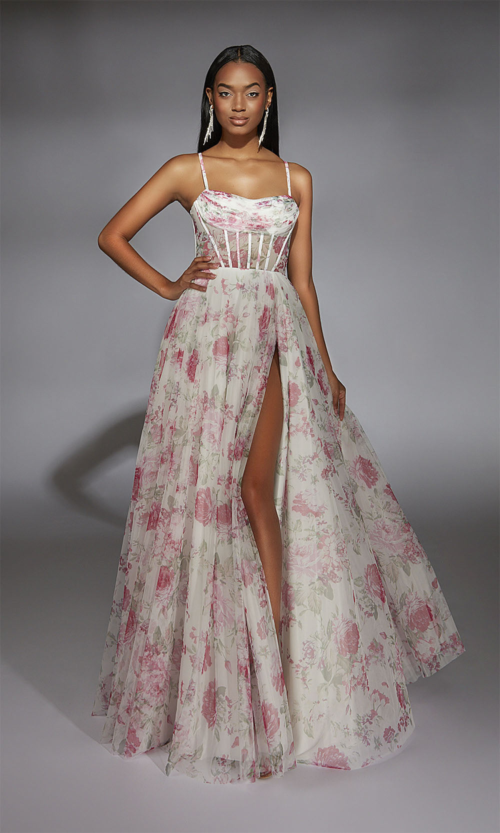 Alyce Paris 61752 Pink/White