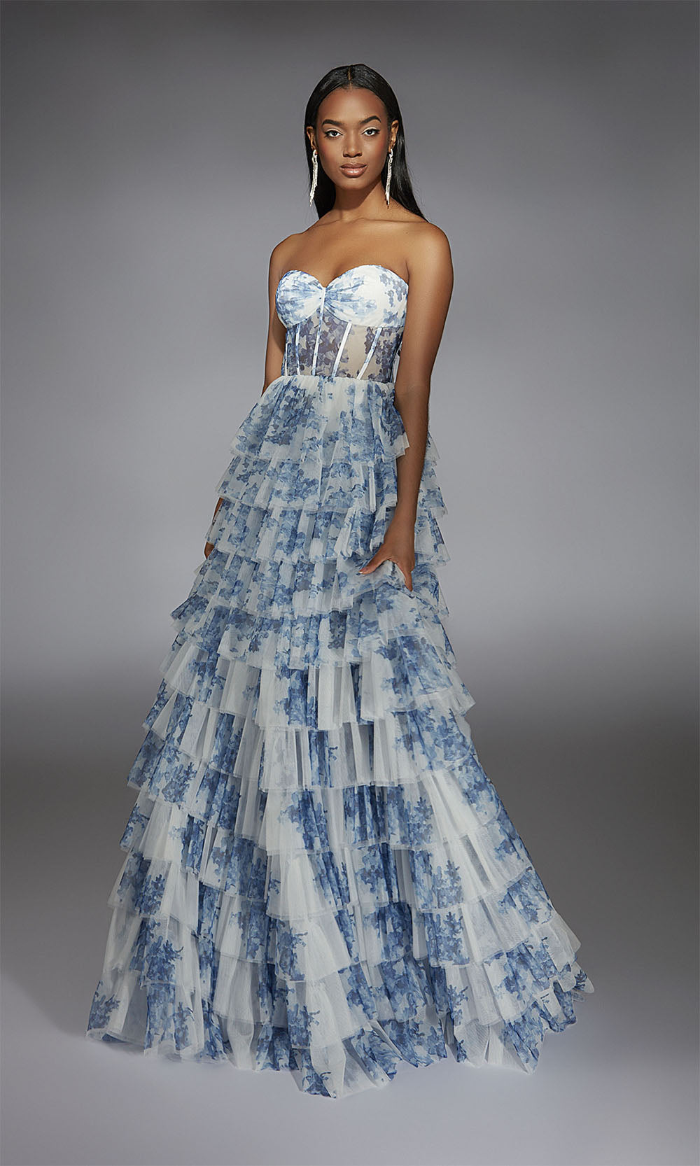 Alyce Paris 61763 Blue/White