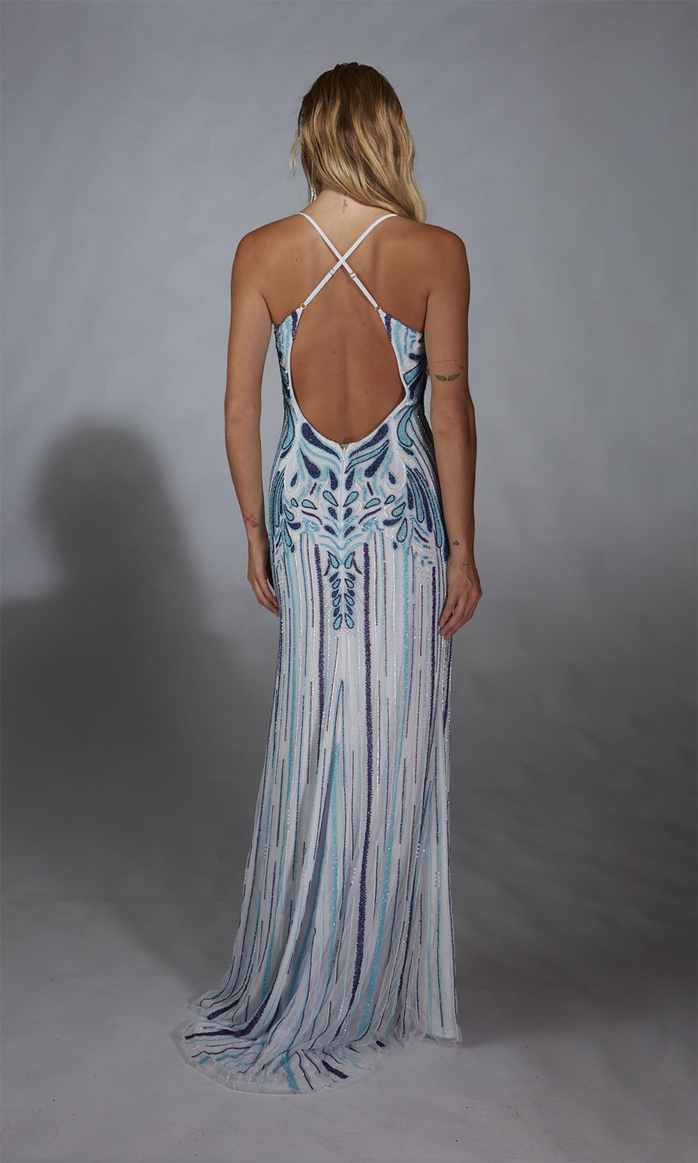 Alyce Paris 61868 Ivory/Blue