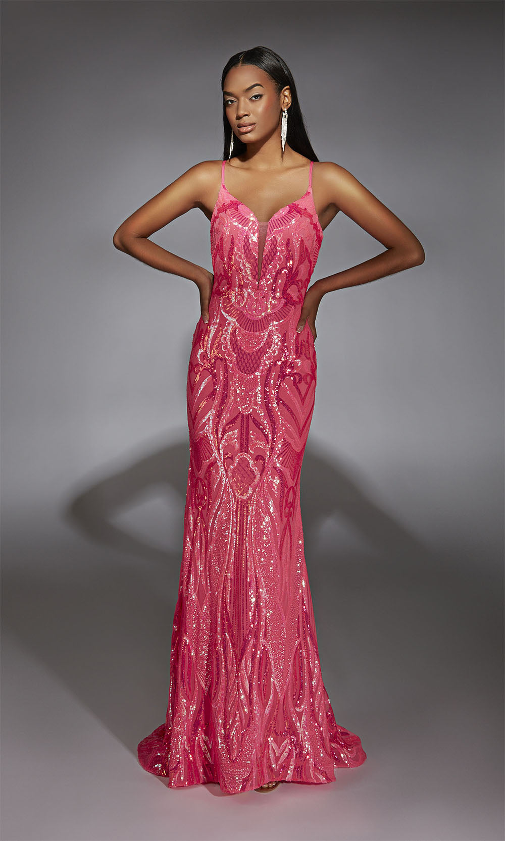 Alyce Paris 61930 Hot Pink