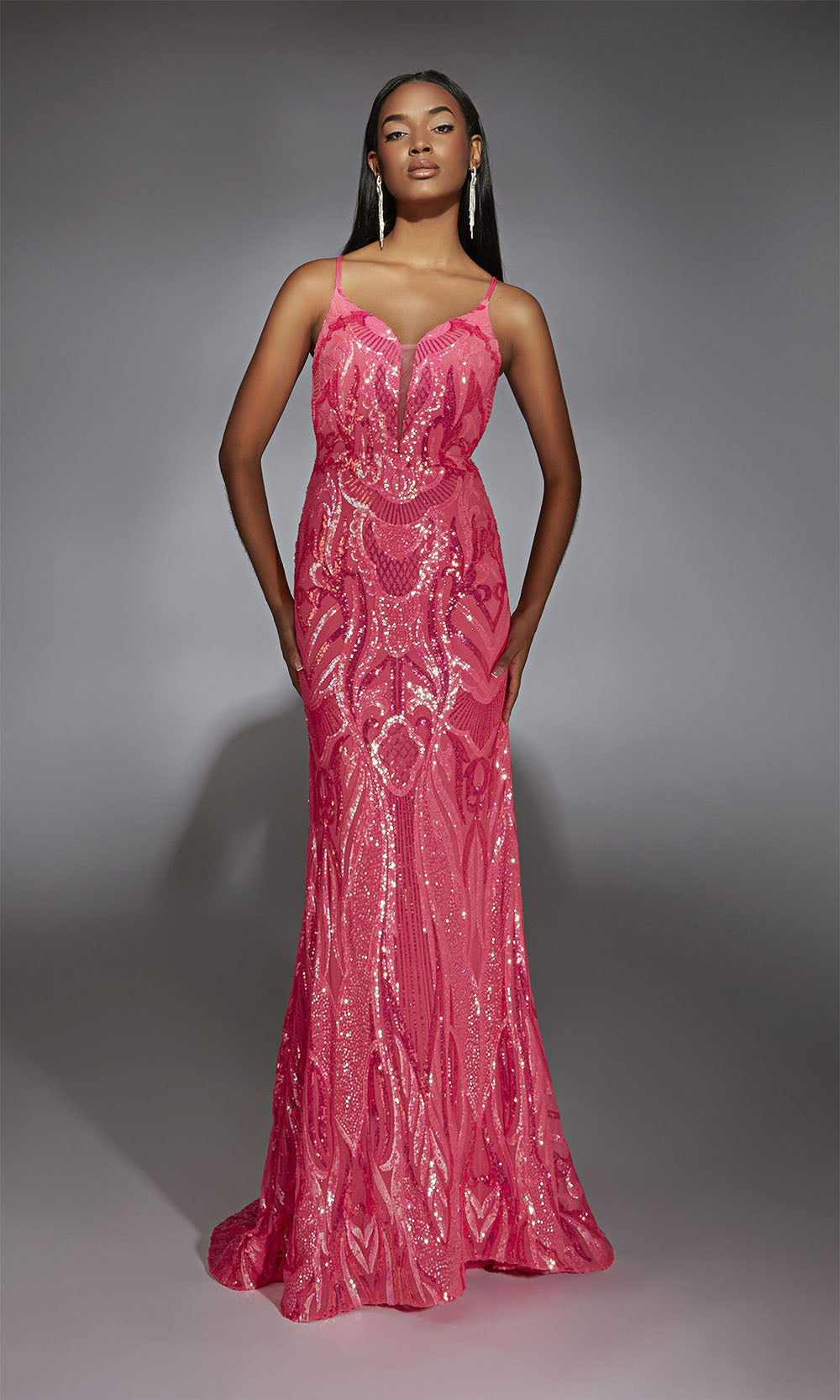 Alyce Paris 61930 Hot Pink