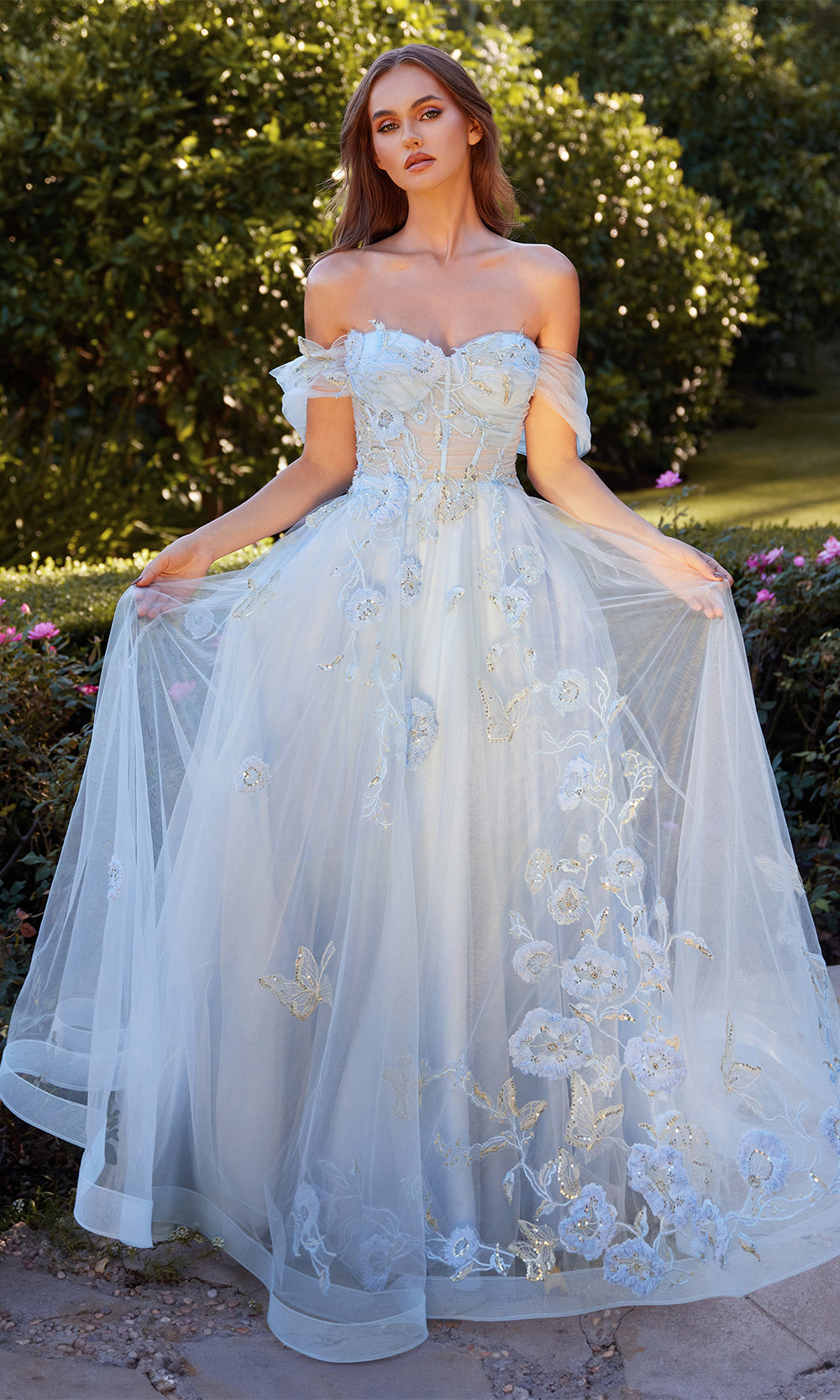 Andrea and Leo A1246 Dusty Blue