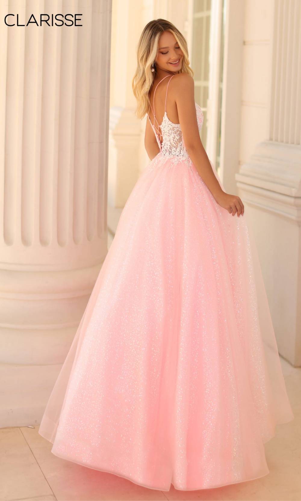 Clarisse 810602 Ivory/Pink