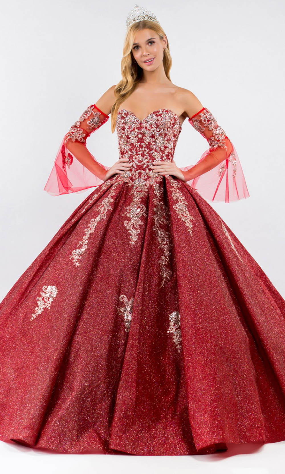 Elizabeth K GL1912 Burgundy