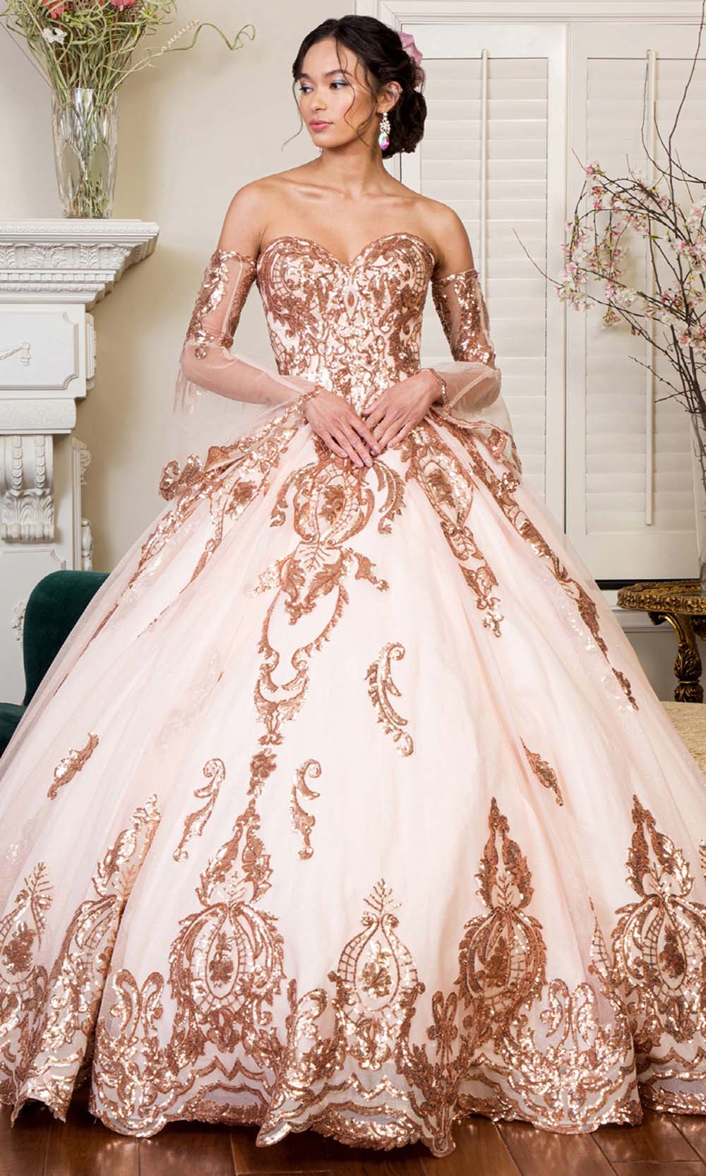 Elizabeth K GL1914 Champange