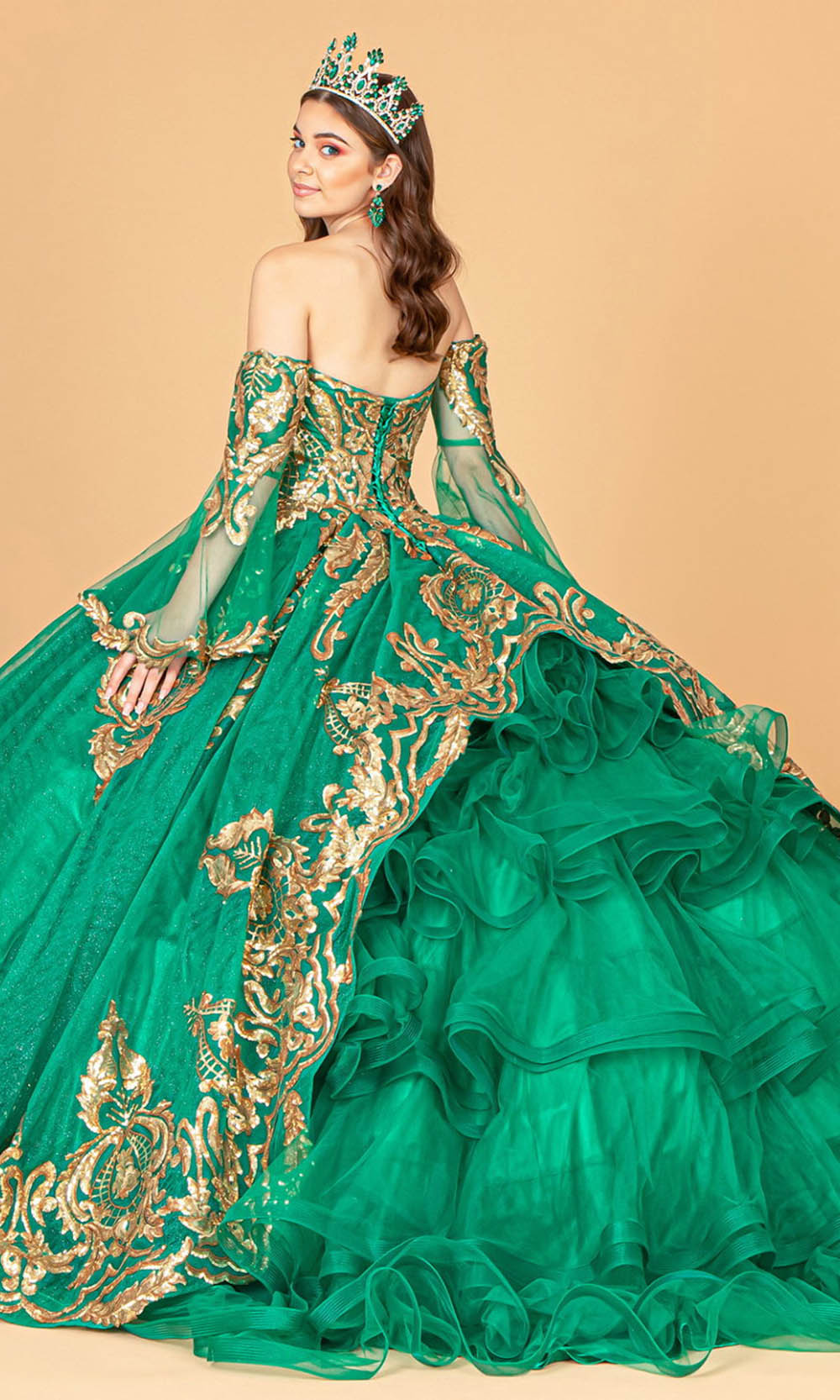 Elizabeth K GL1914 Emerald Green