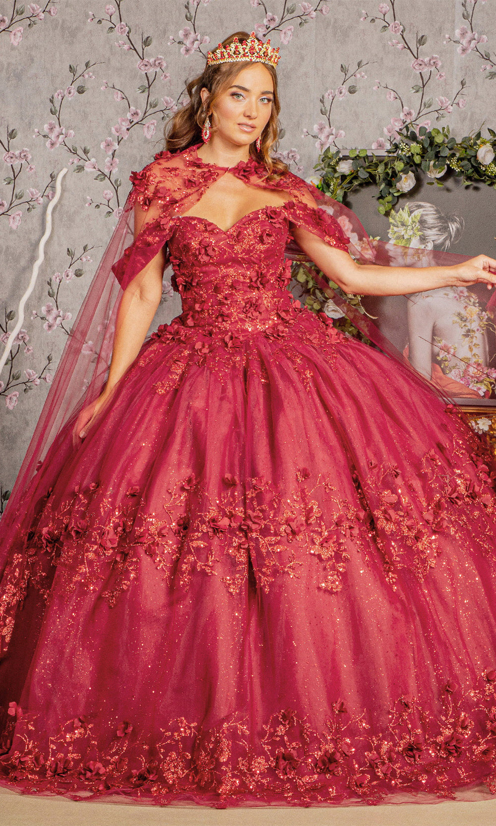 Elizabeth K GL3179 Burgundy