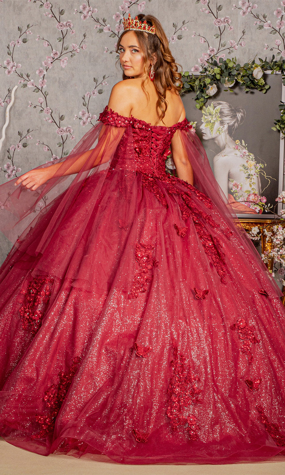 Elizabeth K GL3181 Burgundy