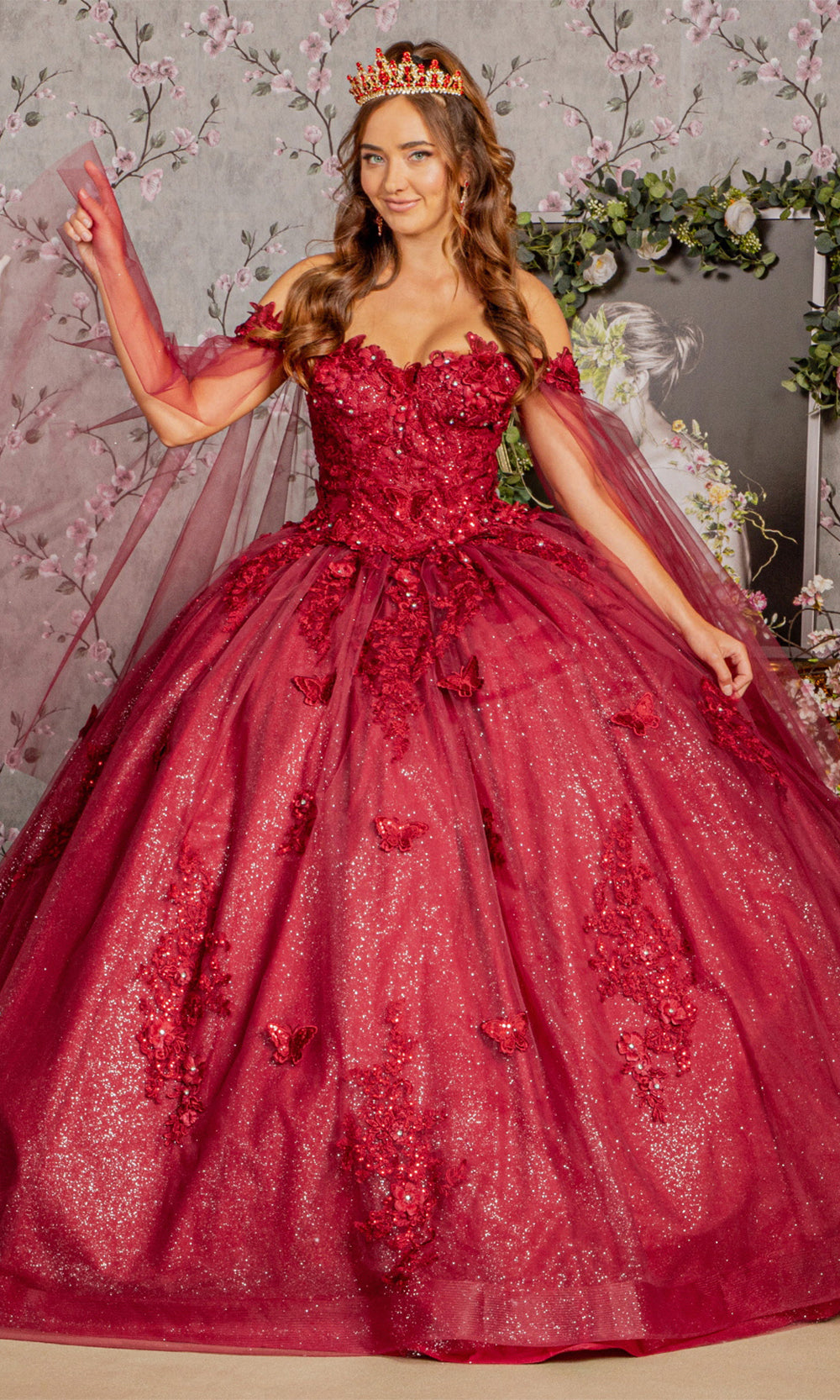 Elizabeth K GL3181 Burgundy