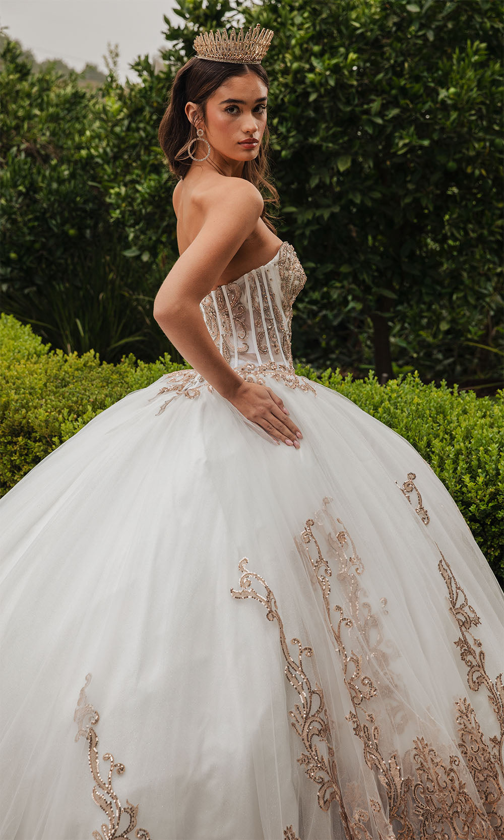 Elizabeth K GL3578 Ivory/Gold