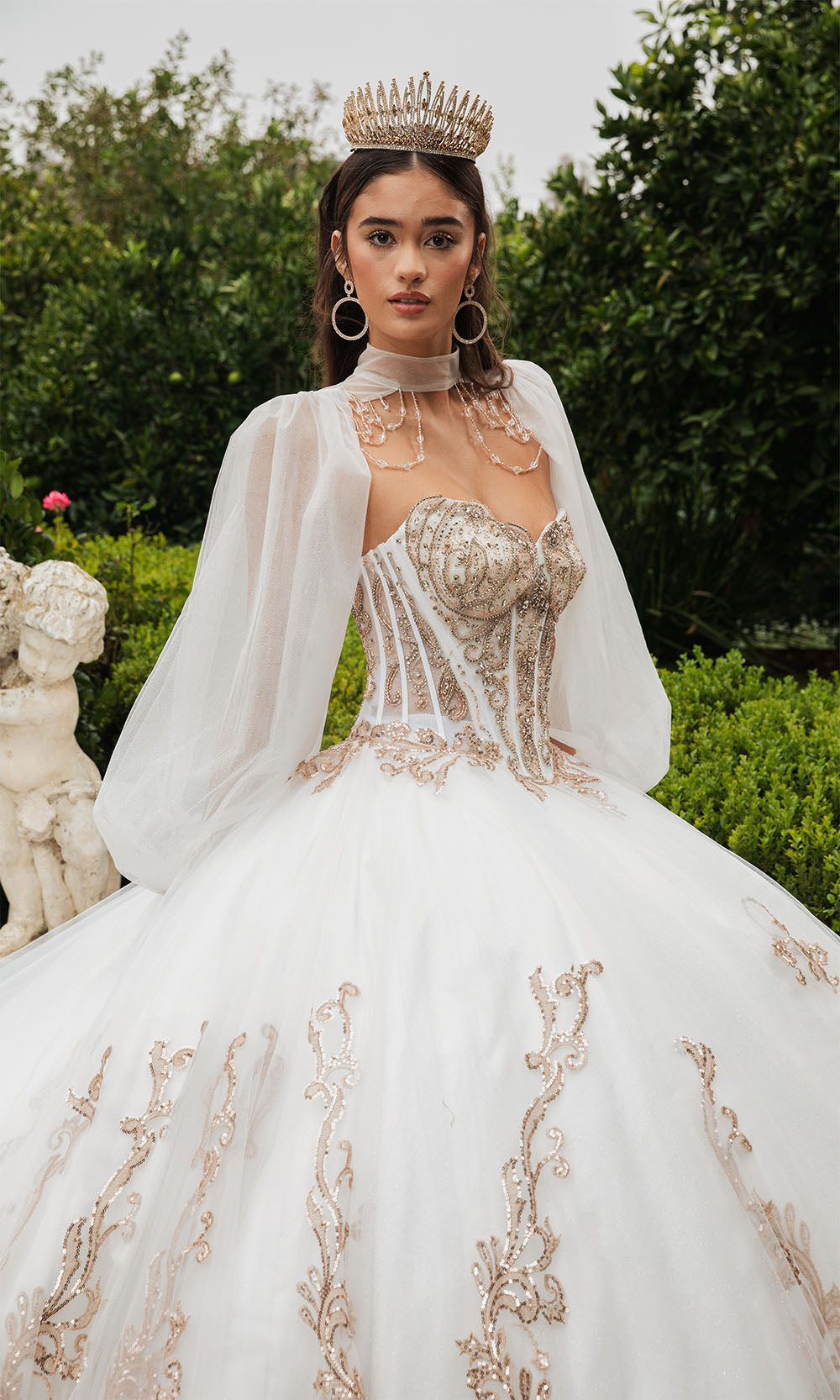 Elizabeth K GL3578 Ivory/Gold