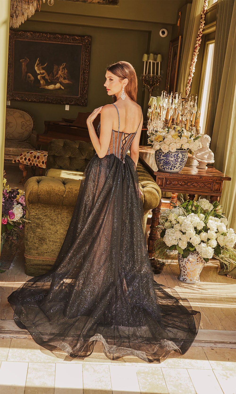 Elizabeth K GL3622 Black/Nude