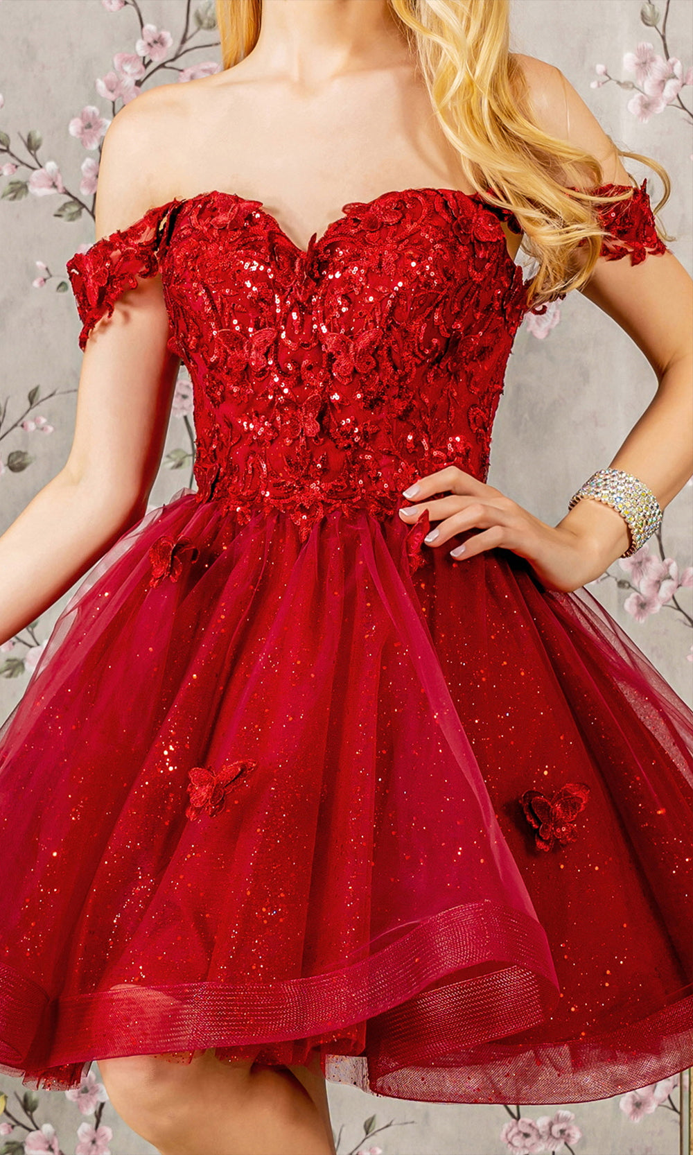 Elizabeth K GS3186 Burgundy