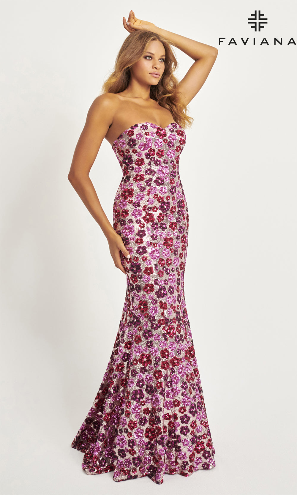 Faviana 11036 Pink/Silver