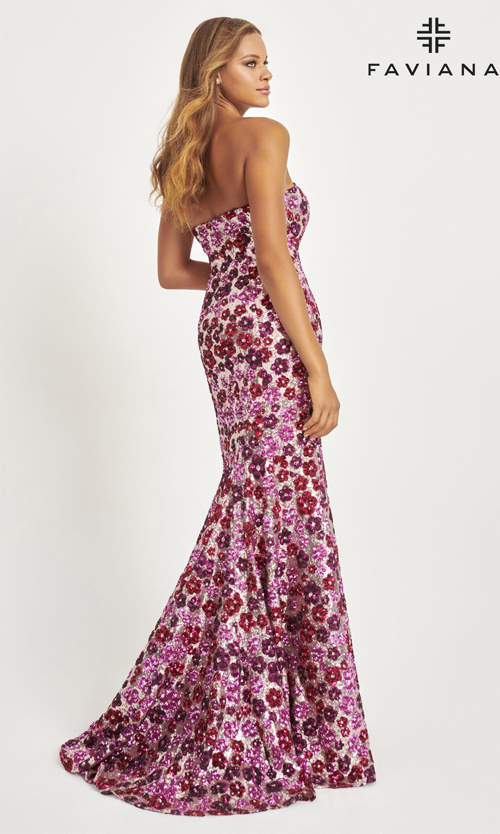 Faviana 11036 Pink/Silver