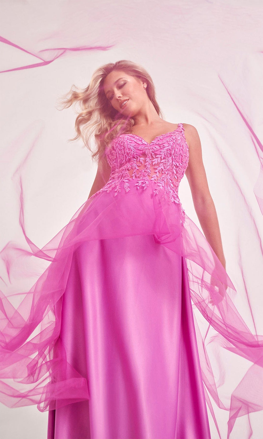 Faviana 11055E Fuchsia