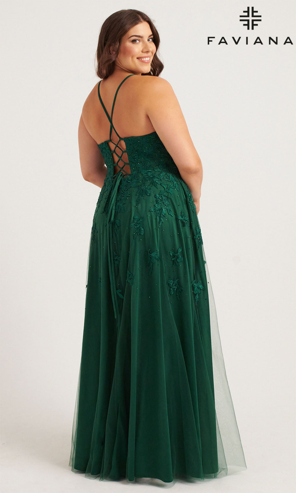 Faviana9552 Forest Green