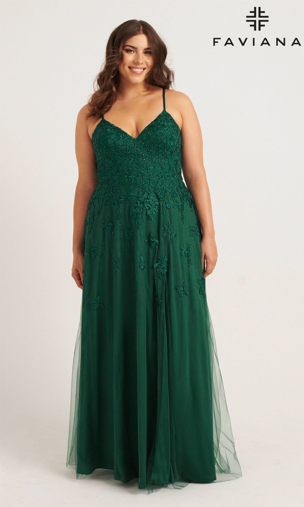 Faviana 9552 Forest Green