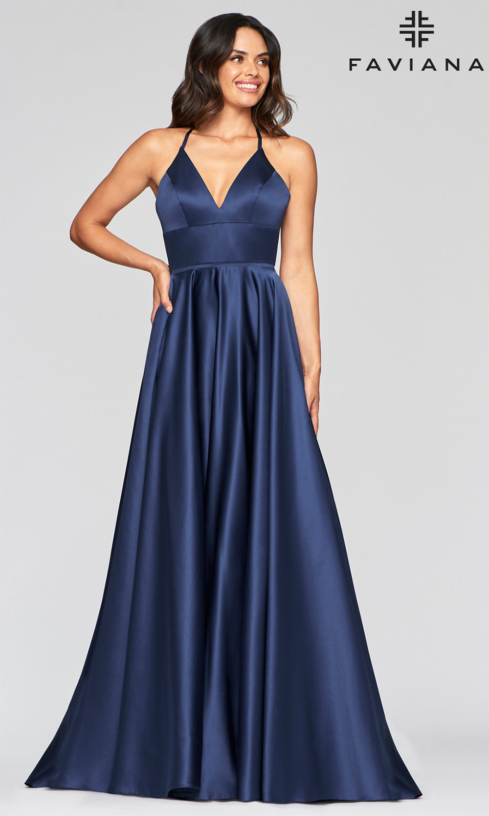 Faviana S10252 Navy