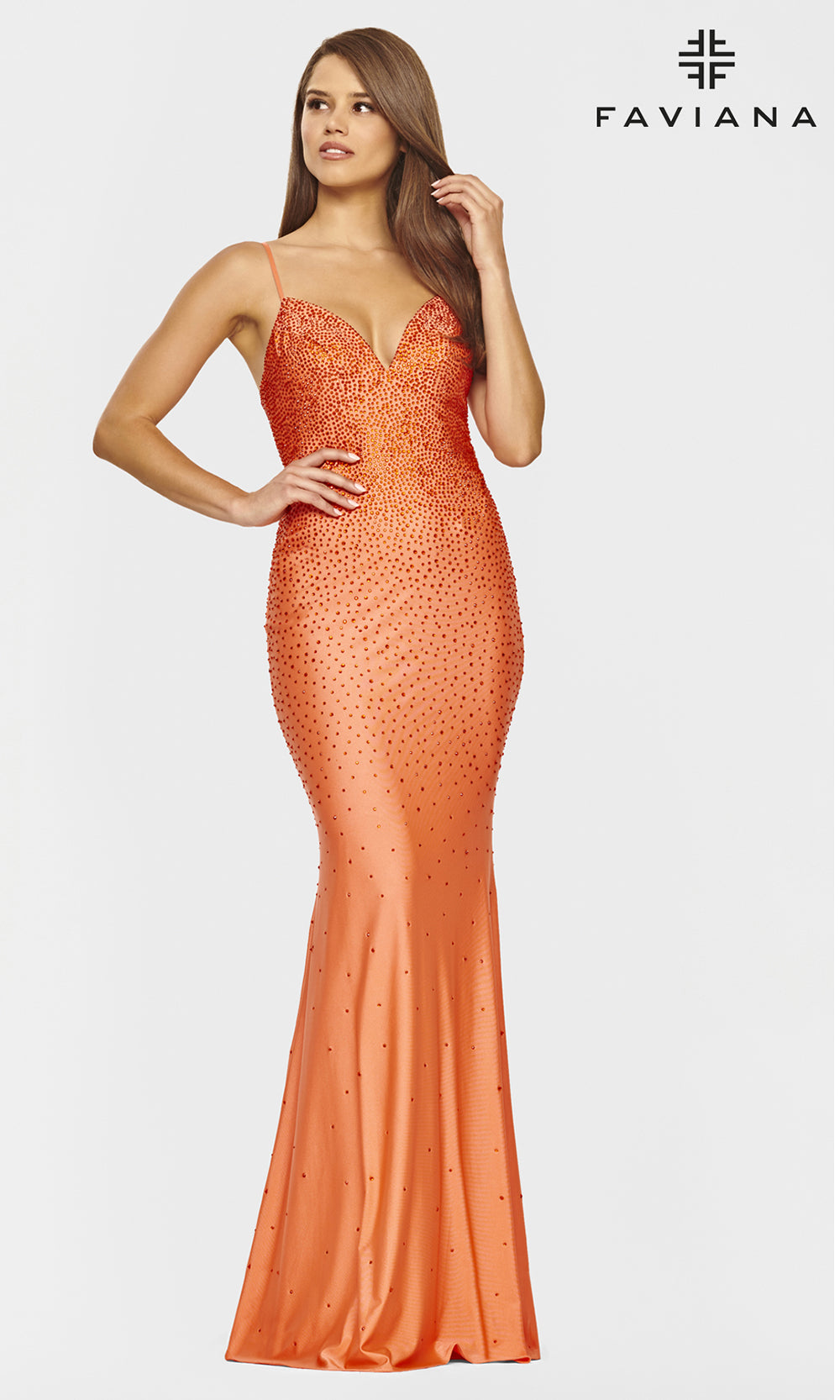 Faviana S10630 Sunburst Orange