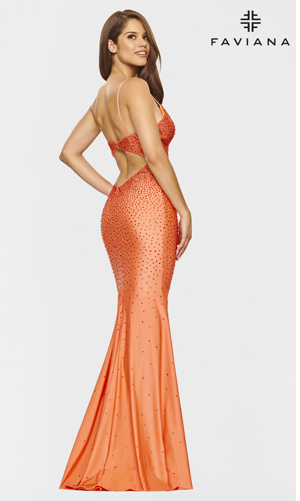 Faviana S10630 Sunburst Orange