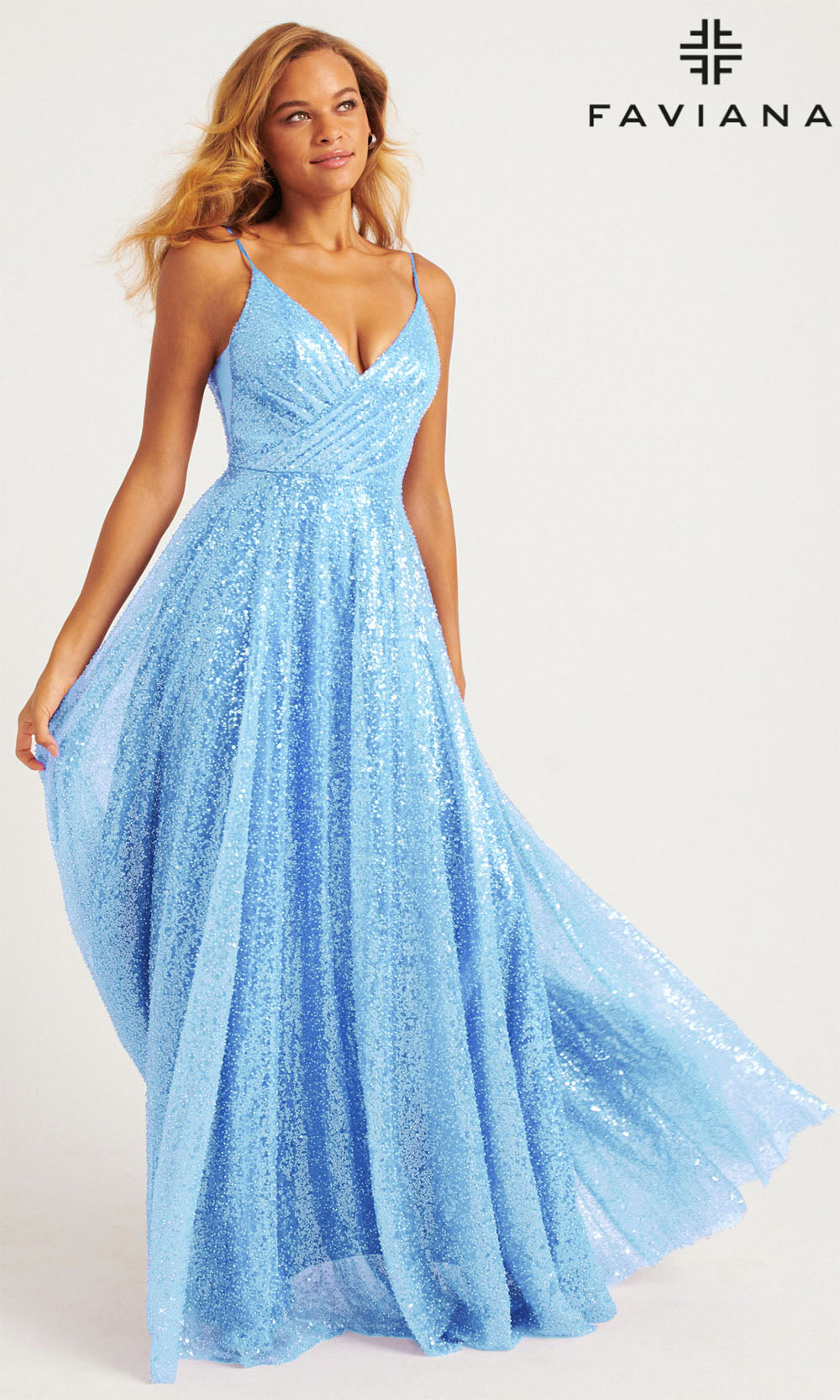 Faviana 11203 Light Blue