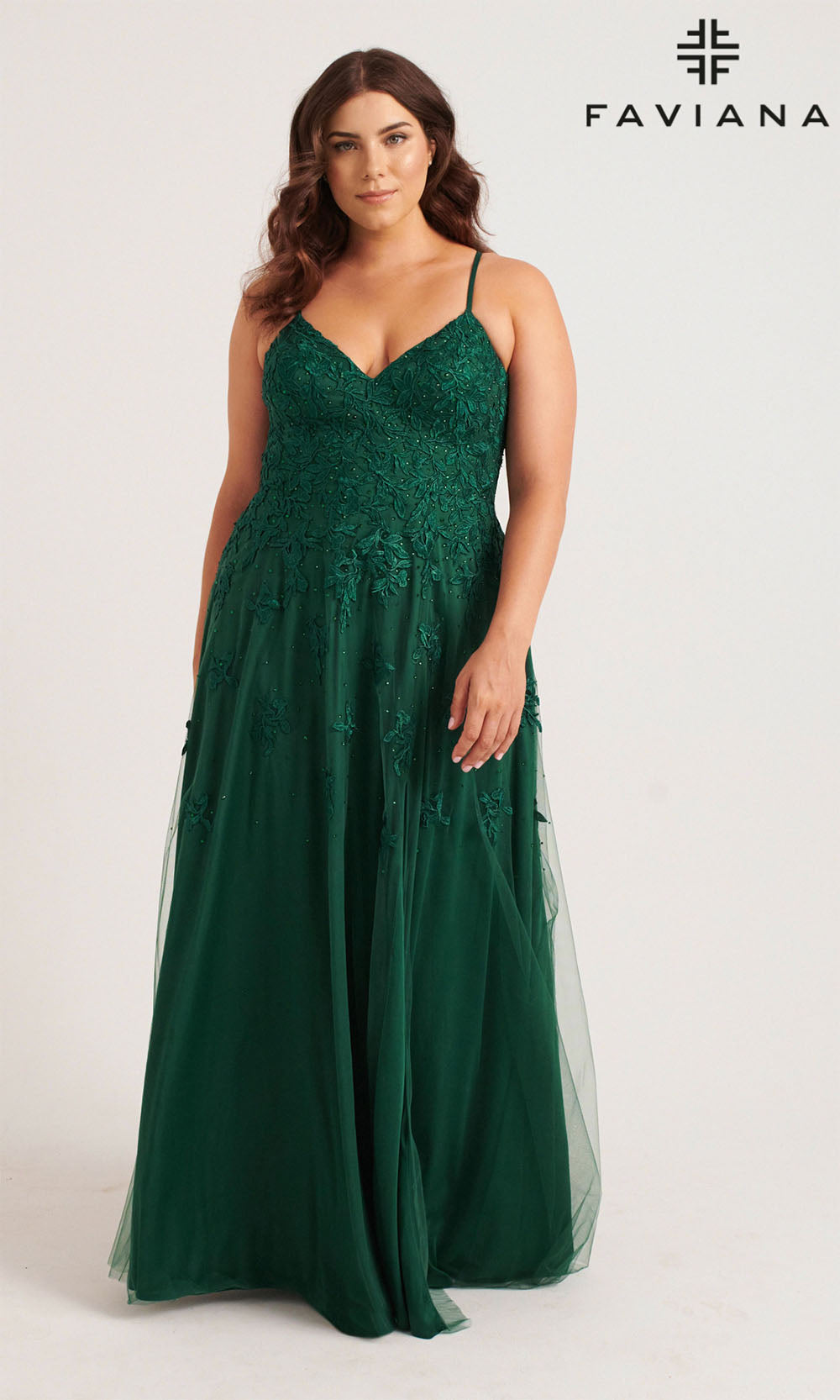 Faviana 9552 Forest Green