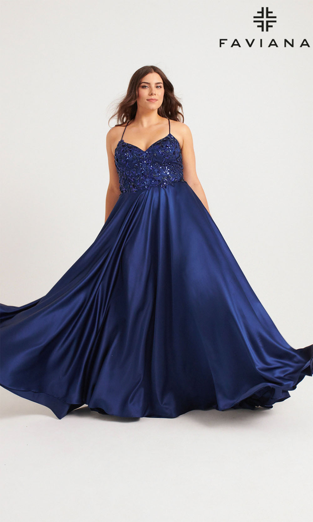 Faviana 9578 Navy