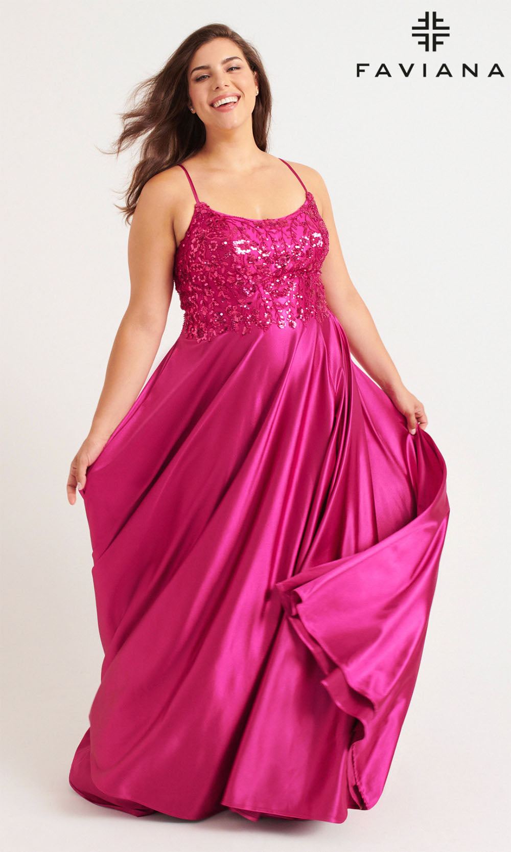 Faviana 9582 Raspberry