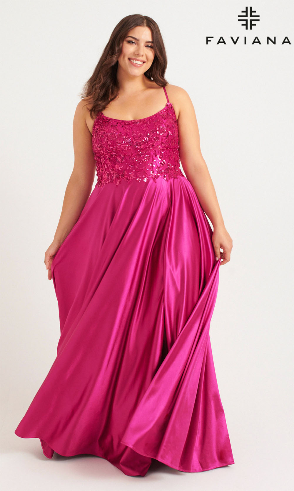 Faviana 9582 Raspberry