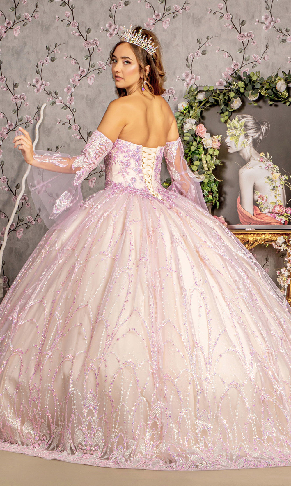 GLS by Gloria GL3234 Lilac/Champagne