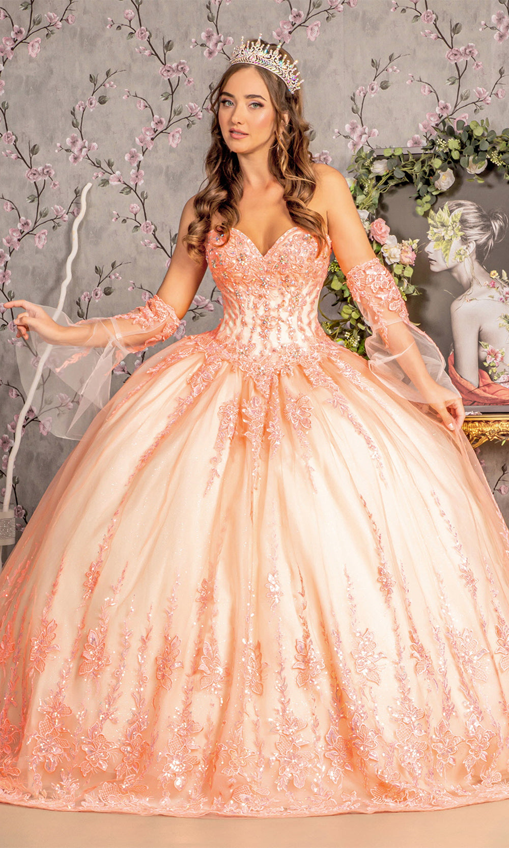 GLS by Gloria GL3235 Orange/Champagne