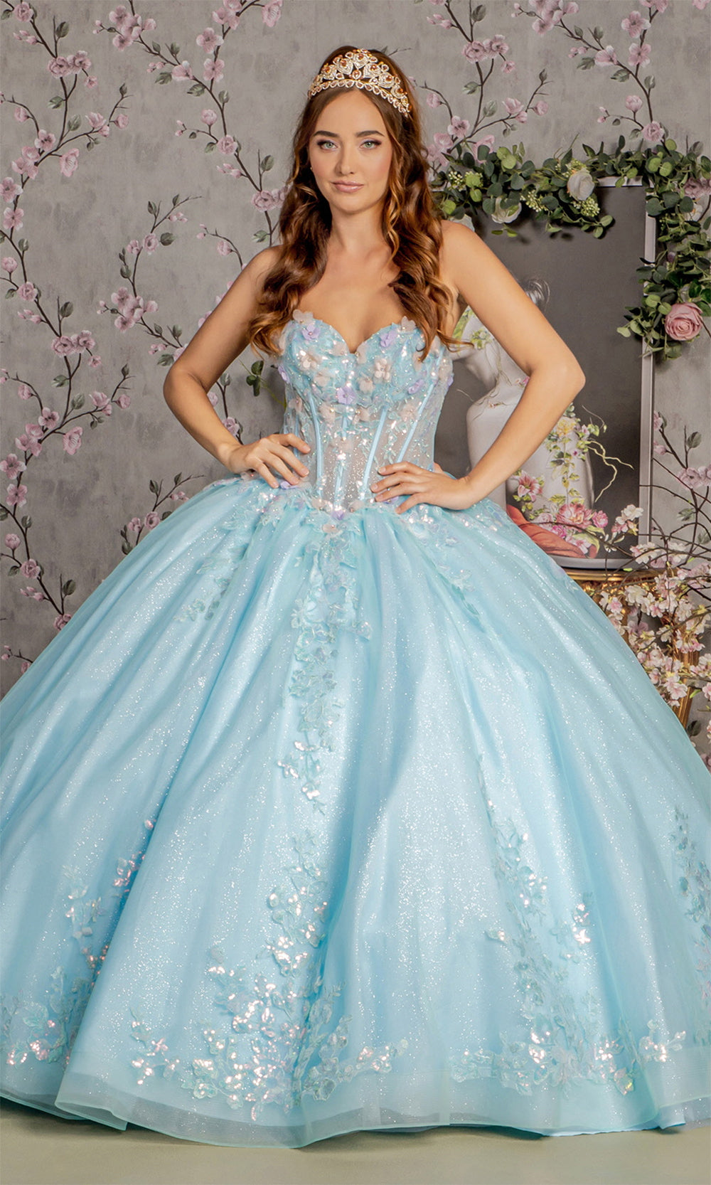 GLS by Gloria GL3332 Tiffany Blue