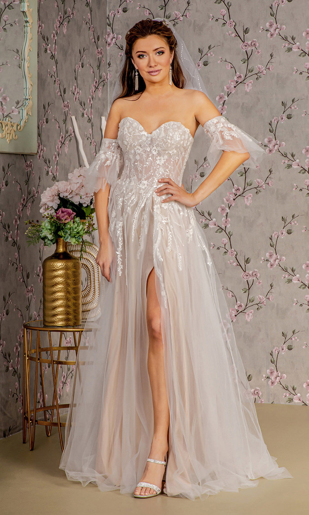 GLS by Gloria GL3427 Ivory/Champagne