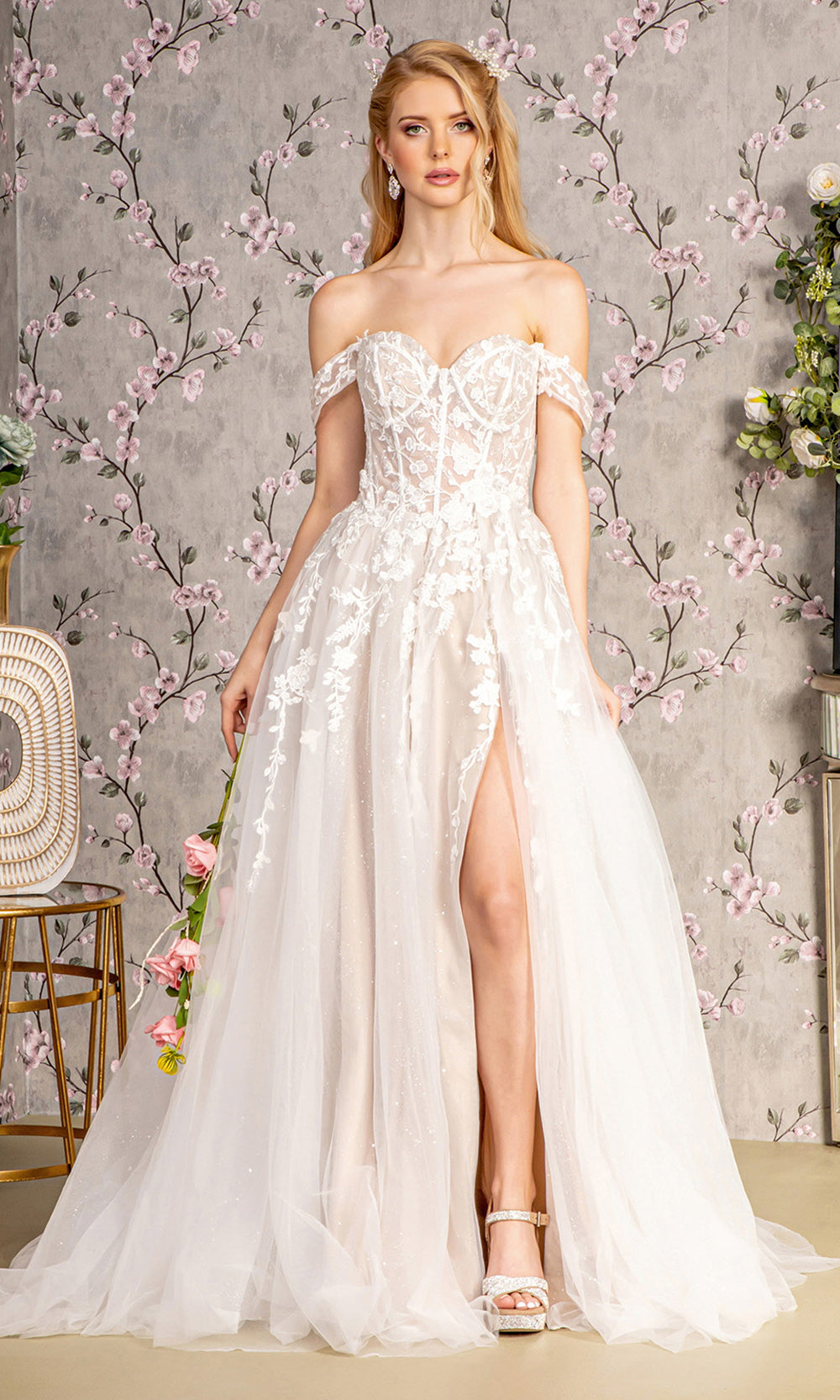 GLS by Gloria GL3429 Ivory/Champagne