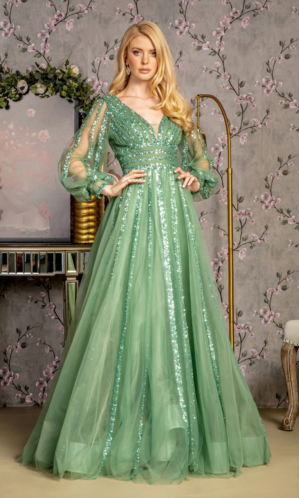 GLS by Gloria GL3495 Sage Green