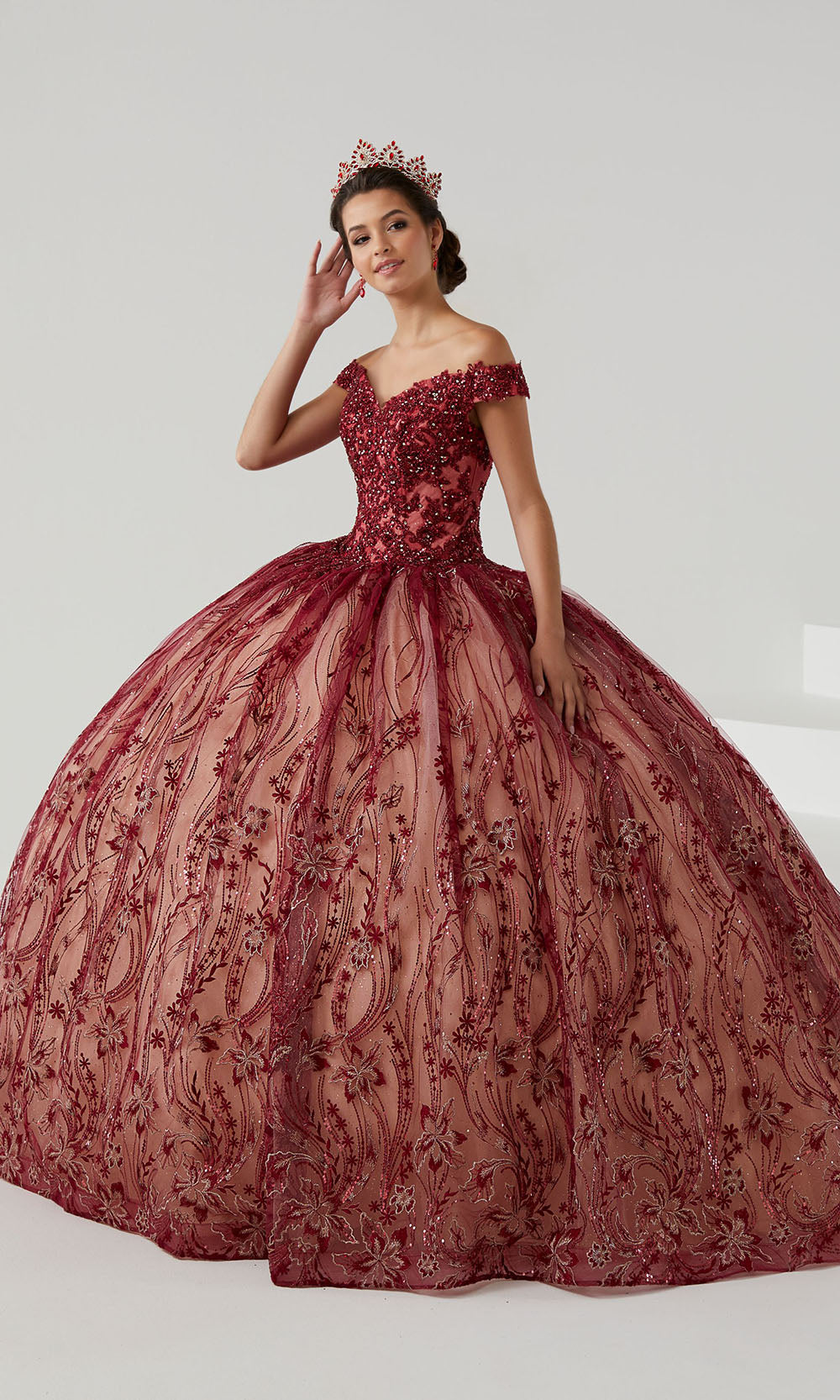 House of Wu 26006 Burgundy/Champagne